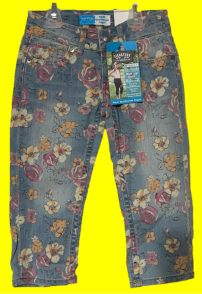 Signature by Levi Strauss Other - NWT girls’s Levi signature floral denim pants 5